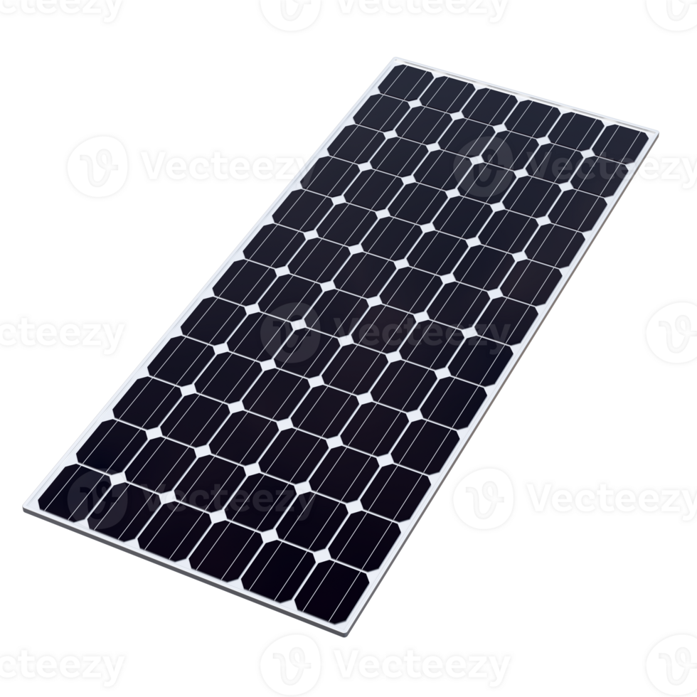 Solar Panel , 3D illustration. png
