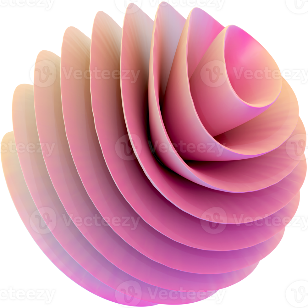 Abstract Pink Pearl Y2K Shape png