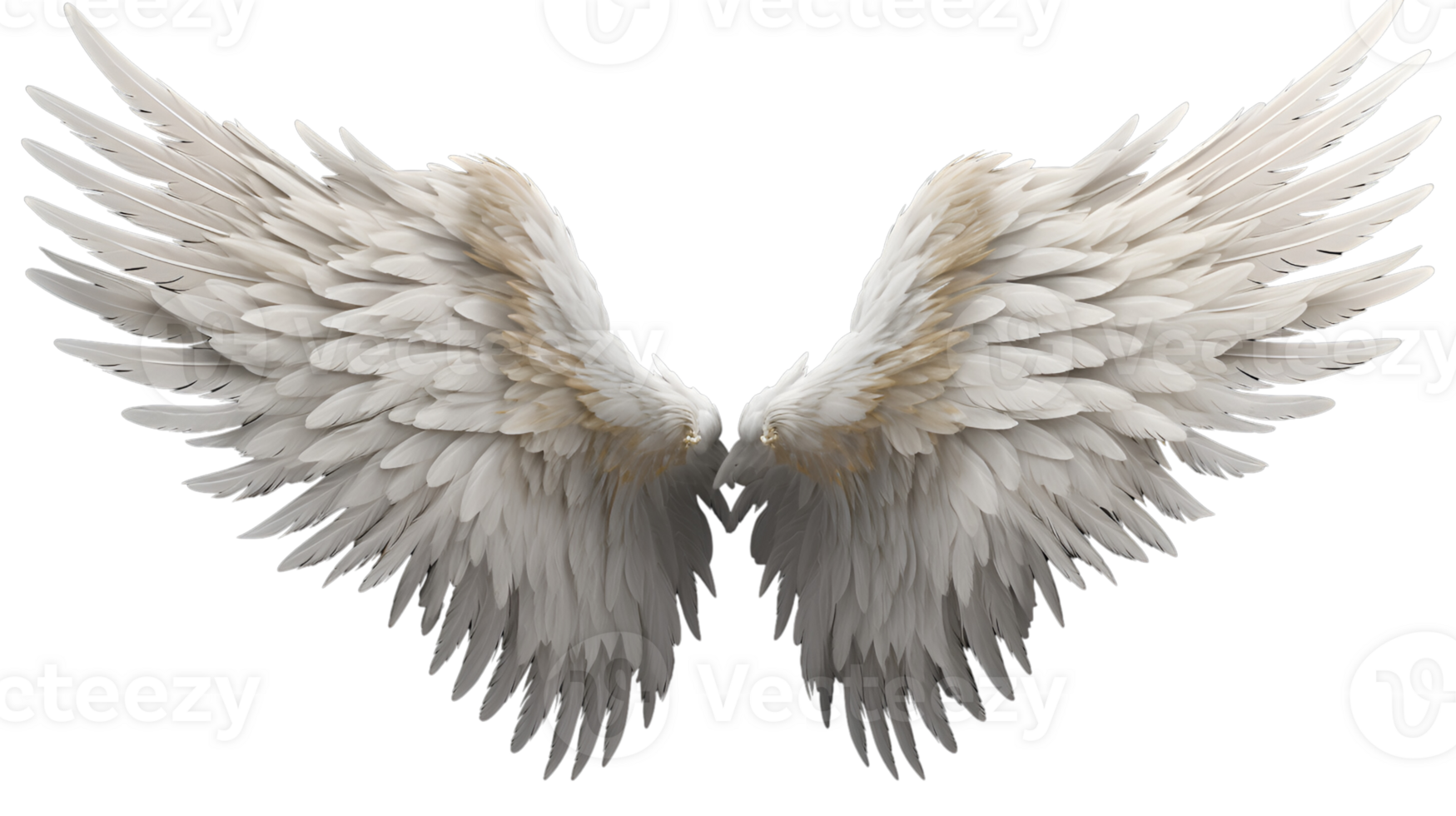 realista estilo anjo asas não fundo perfeito para fotografia pano de