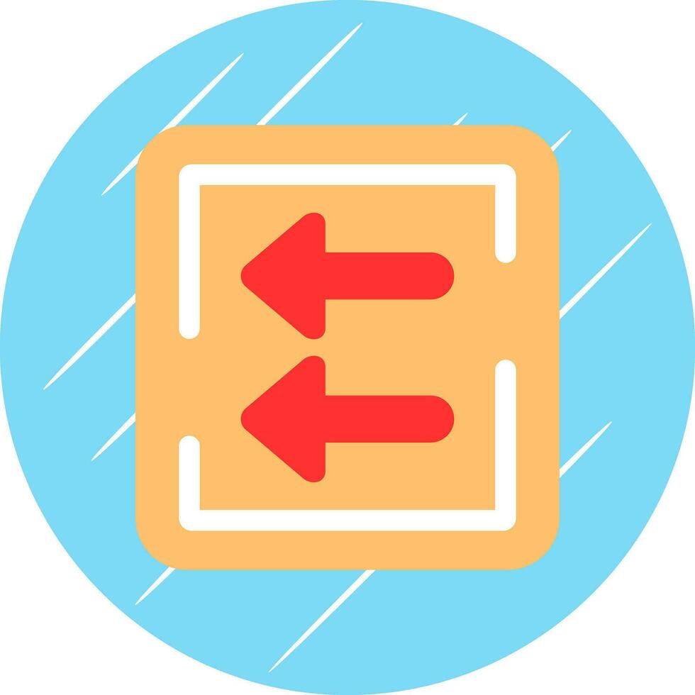 Fast Backward Vector Icon Design