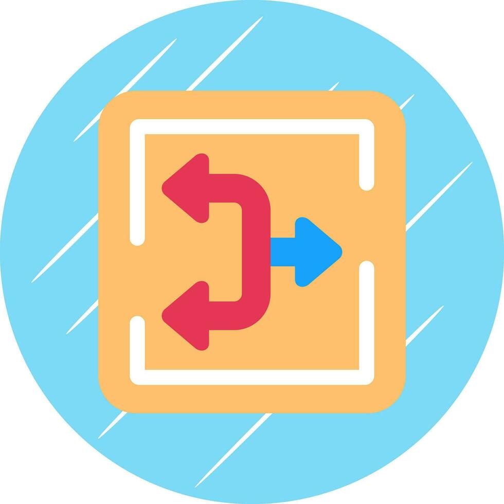 Three Arrows Vector Icon Design