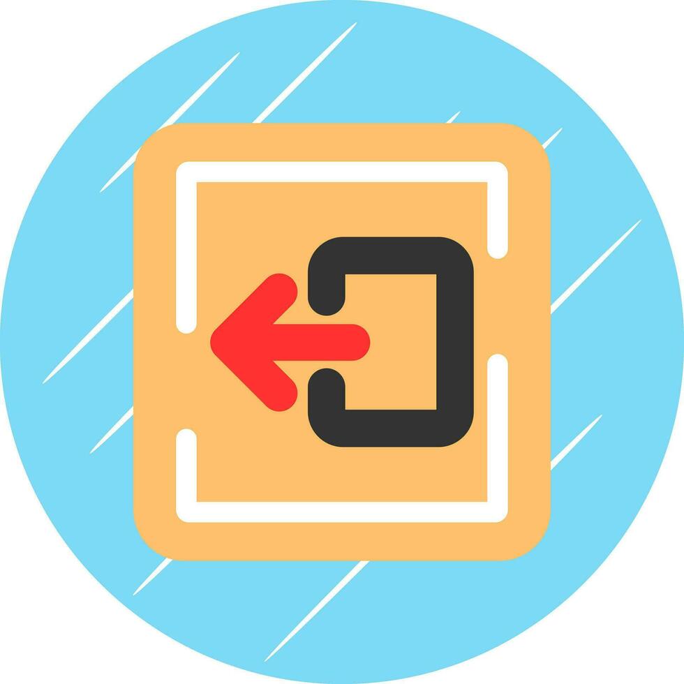 Logout Vector Icon Design