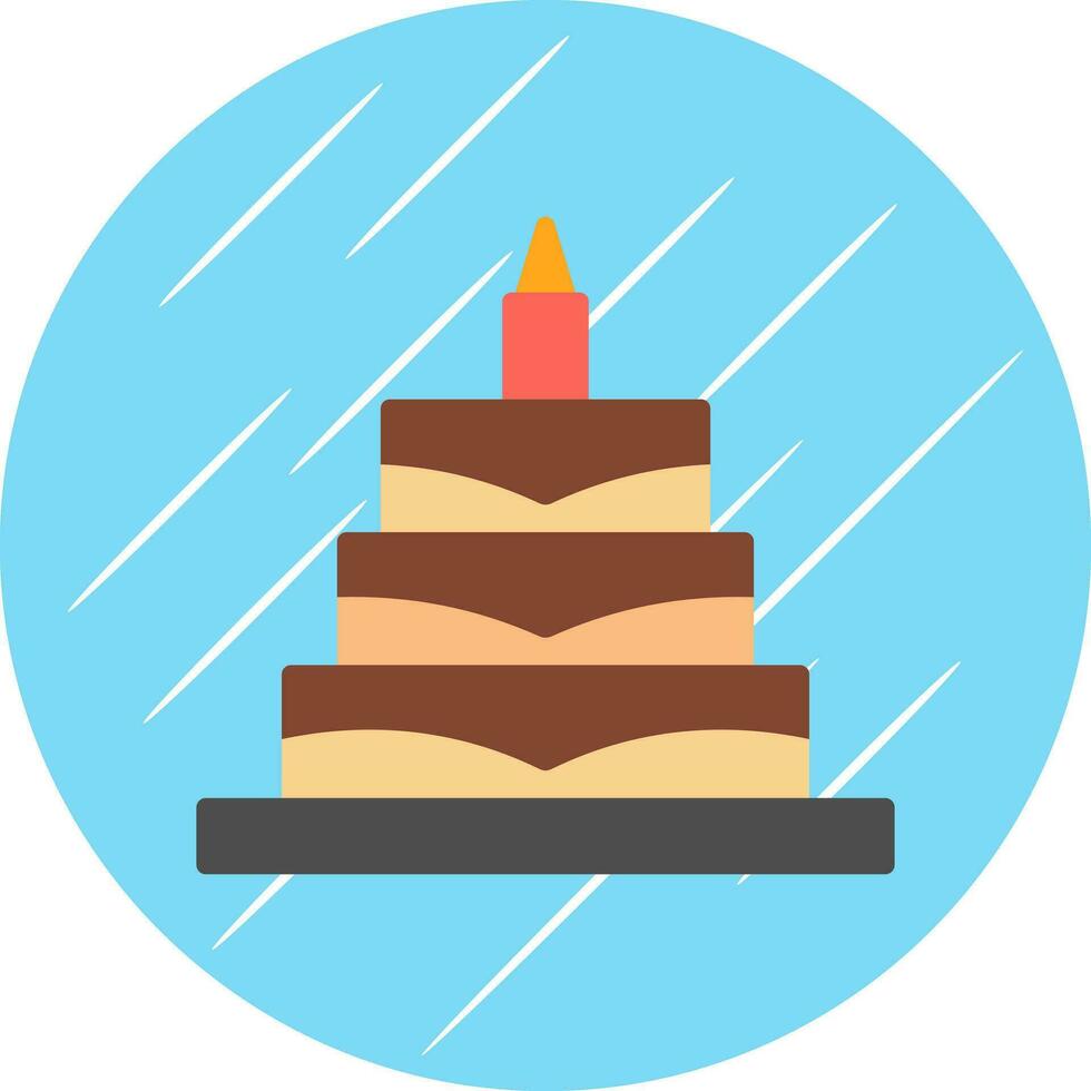 cumpleaños pastel vector icono diseño