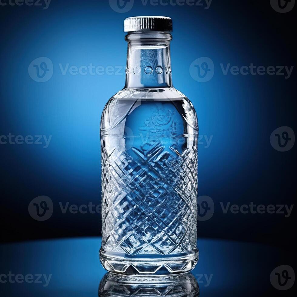 botella de agua. generativo ai foto