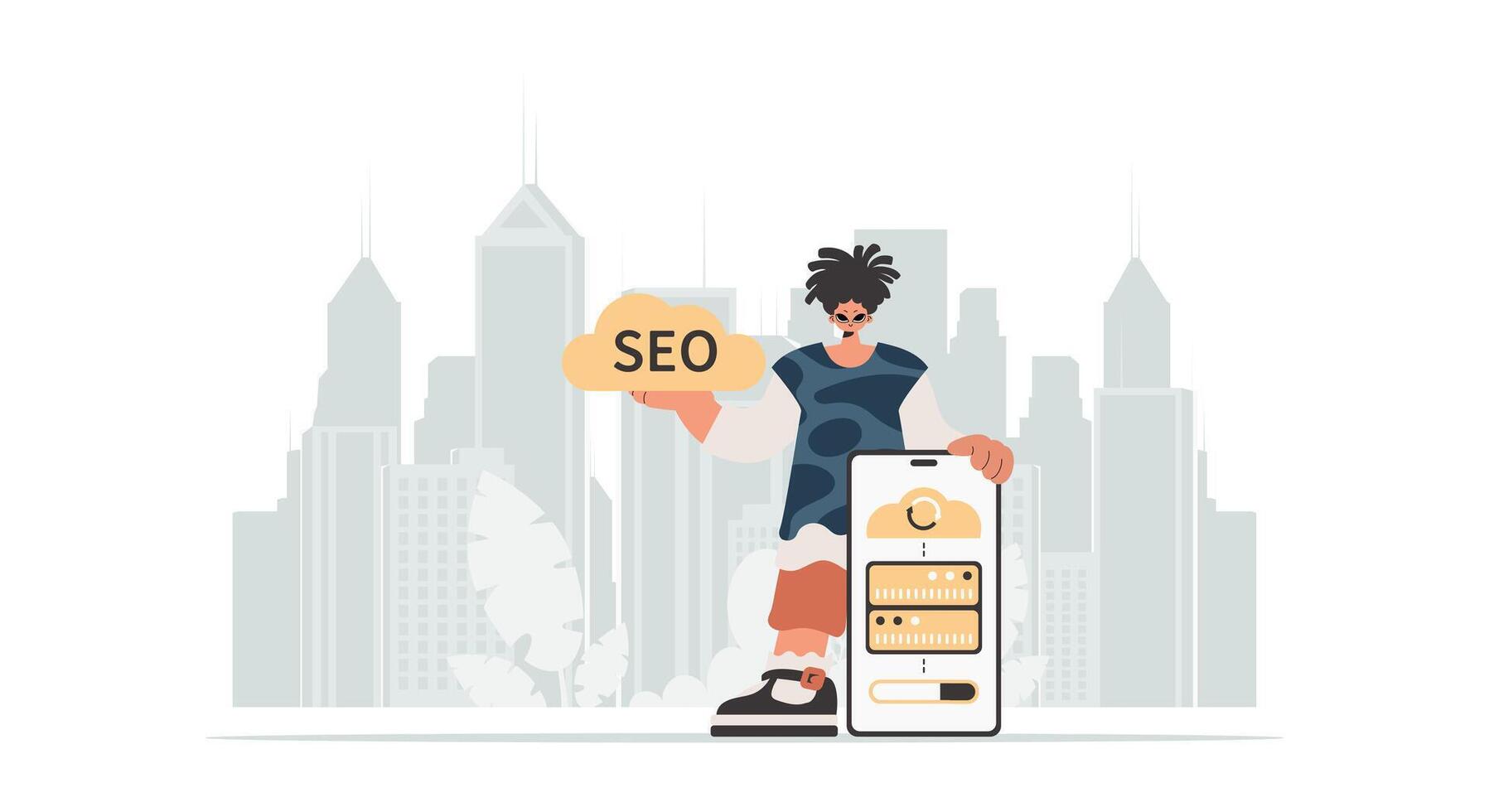 Seo for small business vector