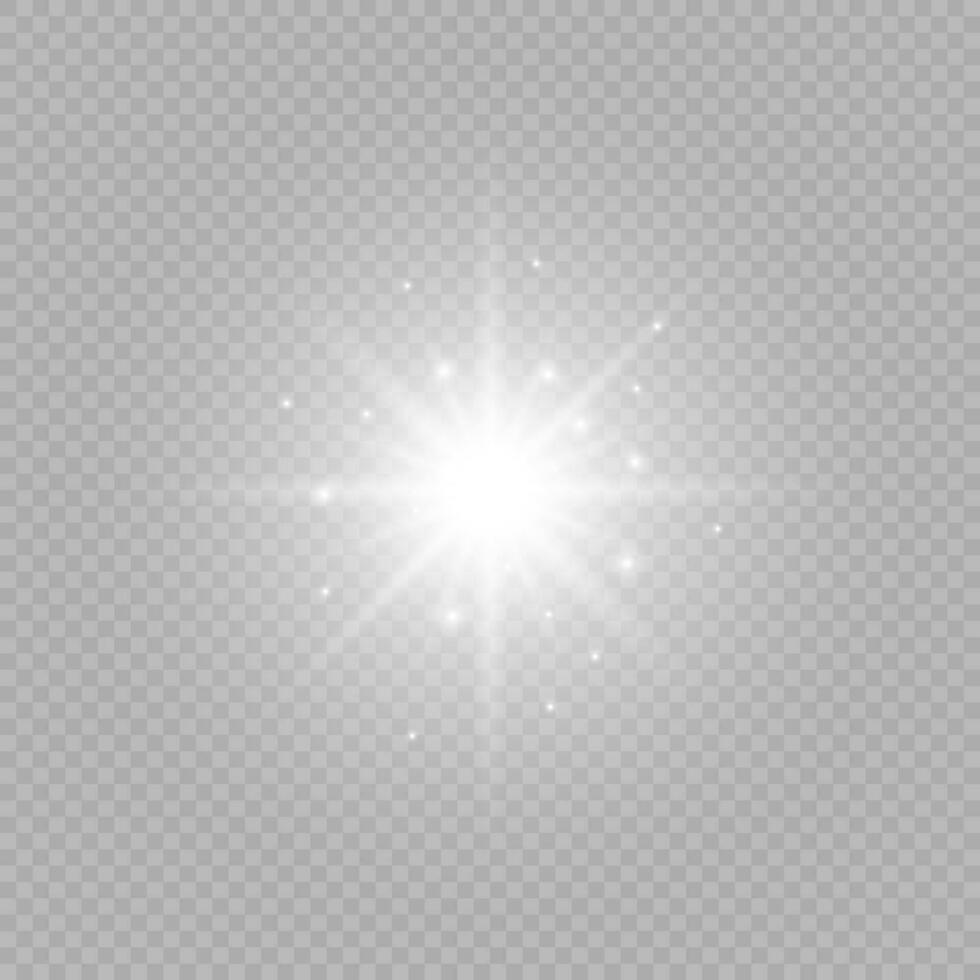 Light effect of lens flares vector