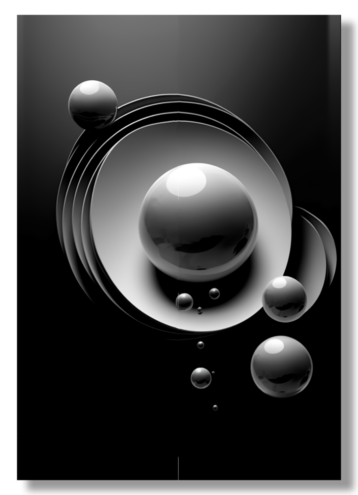 abstract brochure template background, generative ai 29201544 PNG