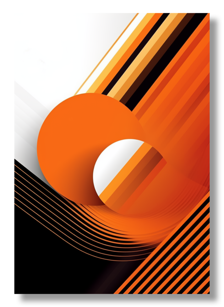 abstract brochure template background, generative ai 29201549 PNG