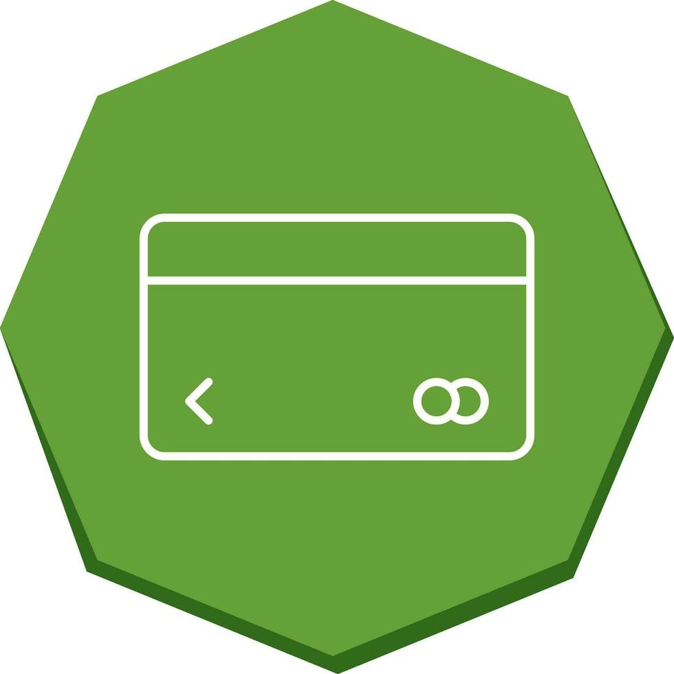 Unique Credit Card Vector Icon