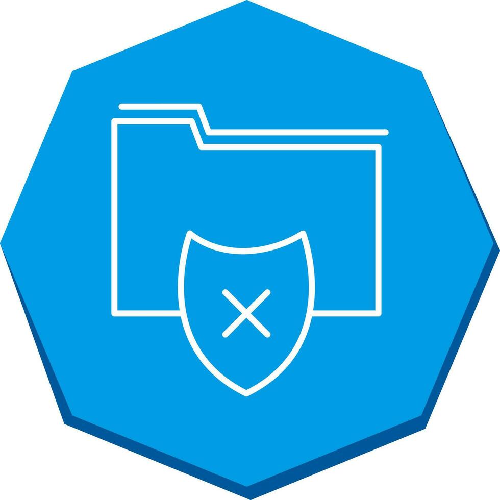 Vulnerable Folder Vector Icon