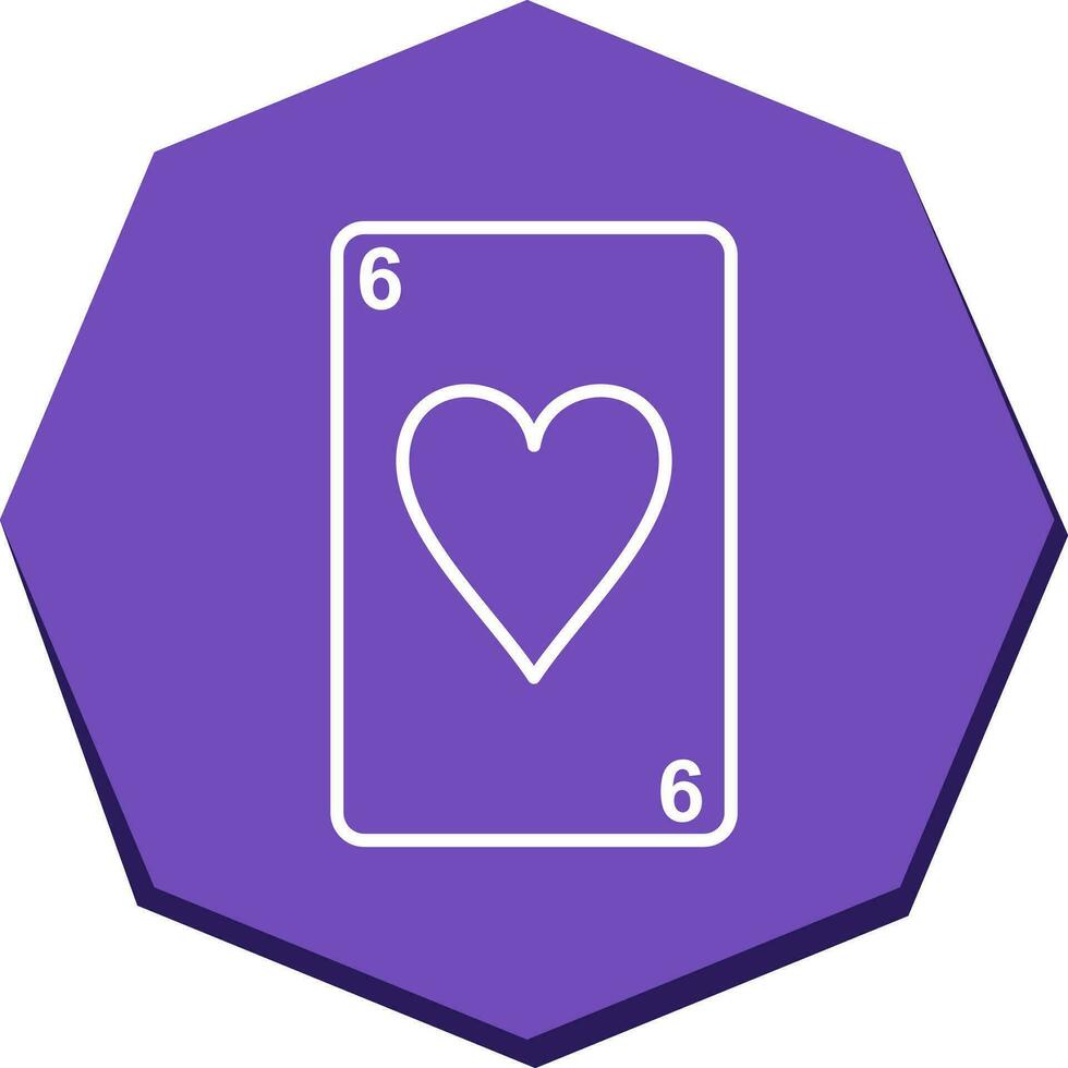 Hearts Card Vector Icon
