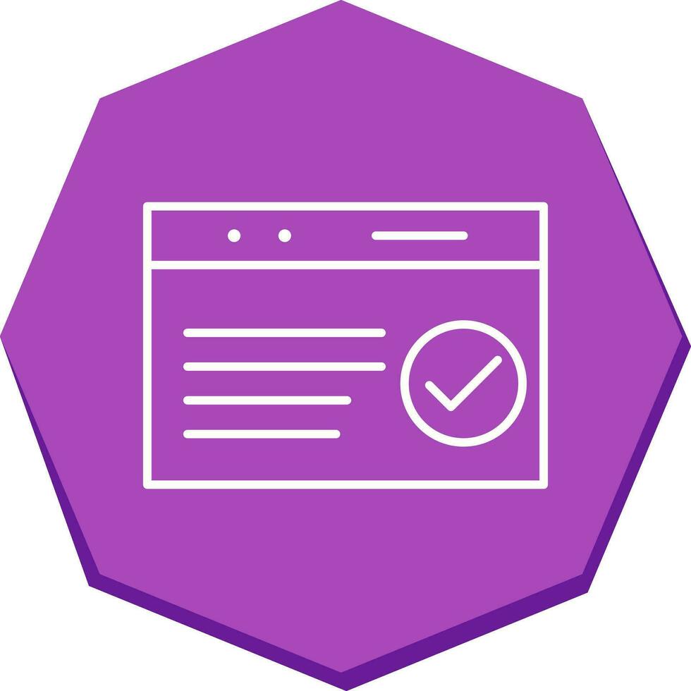 Unique QC Passed Vector Icon