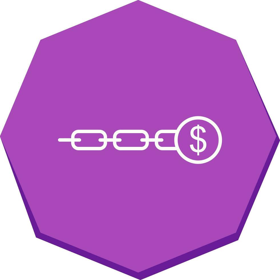 Unique Link Sales Vector Icon