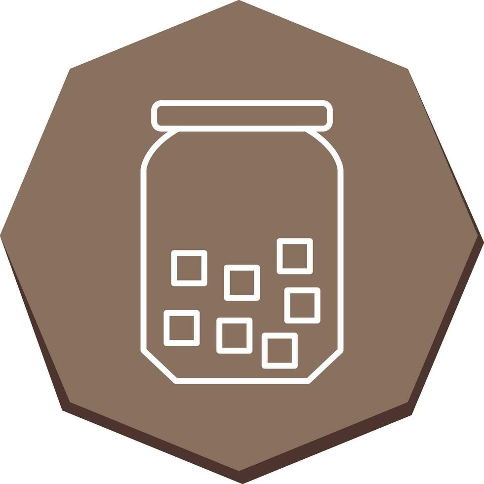 Sugar Bottle Vector Icon