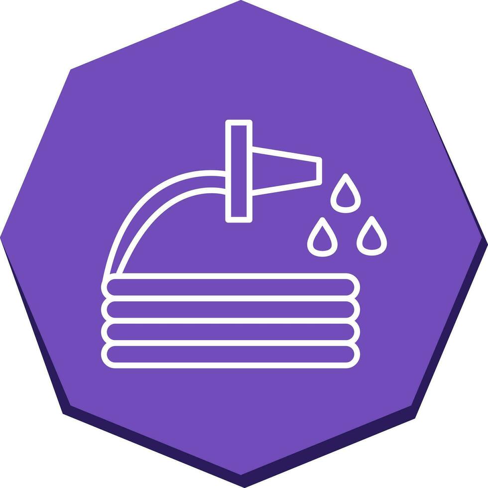 Unique Water Hose Vector Icon