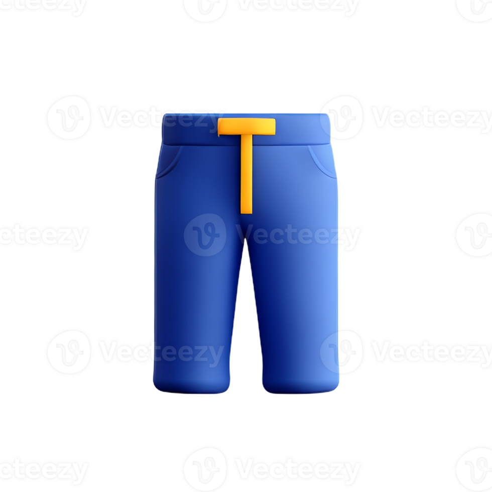 pants 3d rendering icon illustration png
