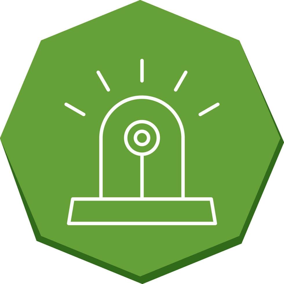 Unique Siren Vector Icon