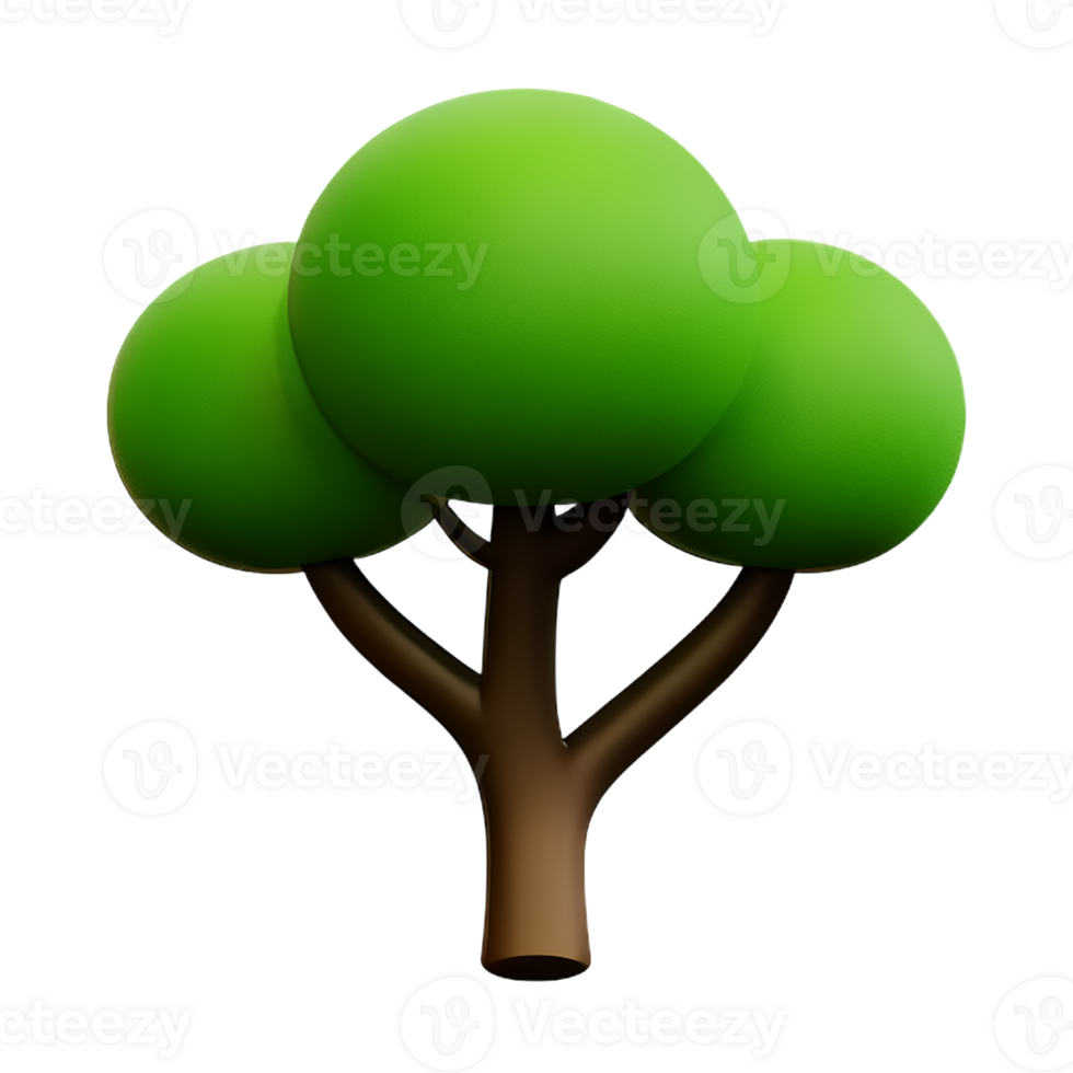 broccoli 3d rendering icon illustration png