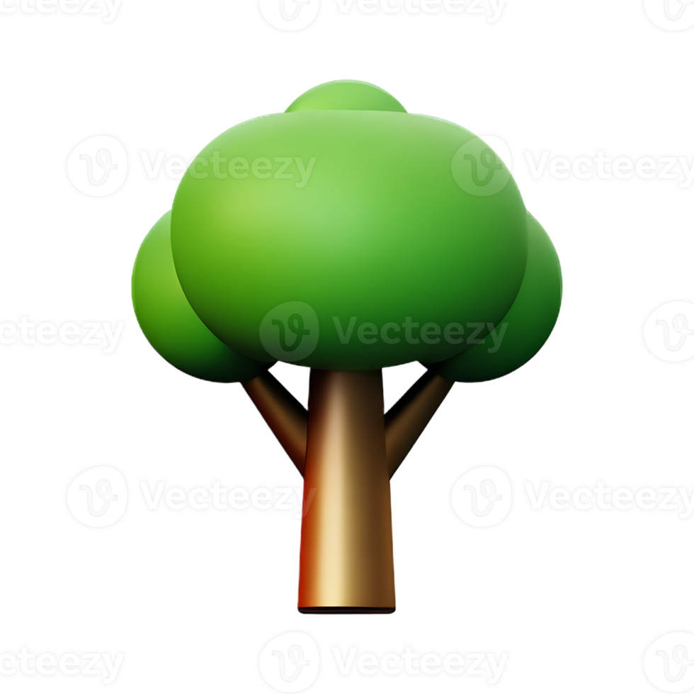 broccoli 3d rendering icon illustration png