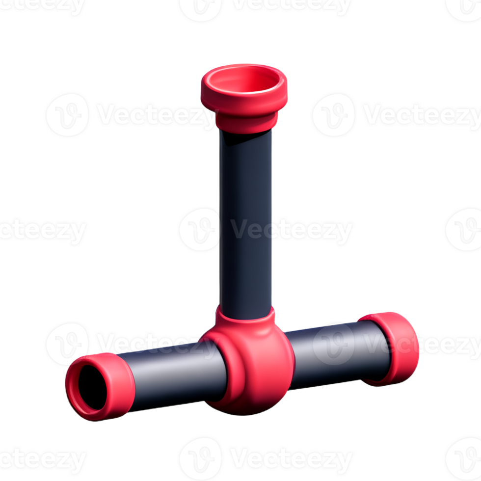 pipe 3d rendering icon illustration png