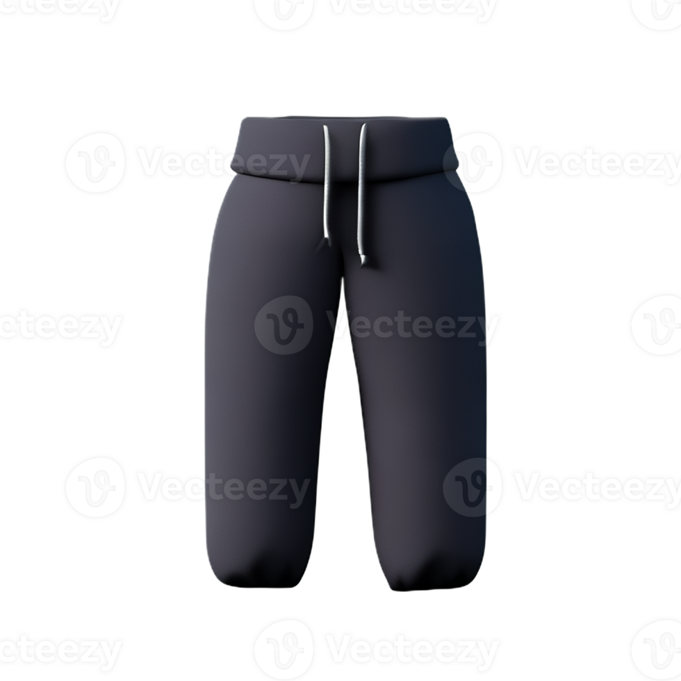 un pantalon 3d le rendu icône illustration png