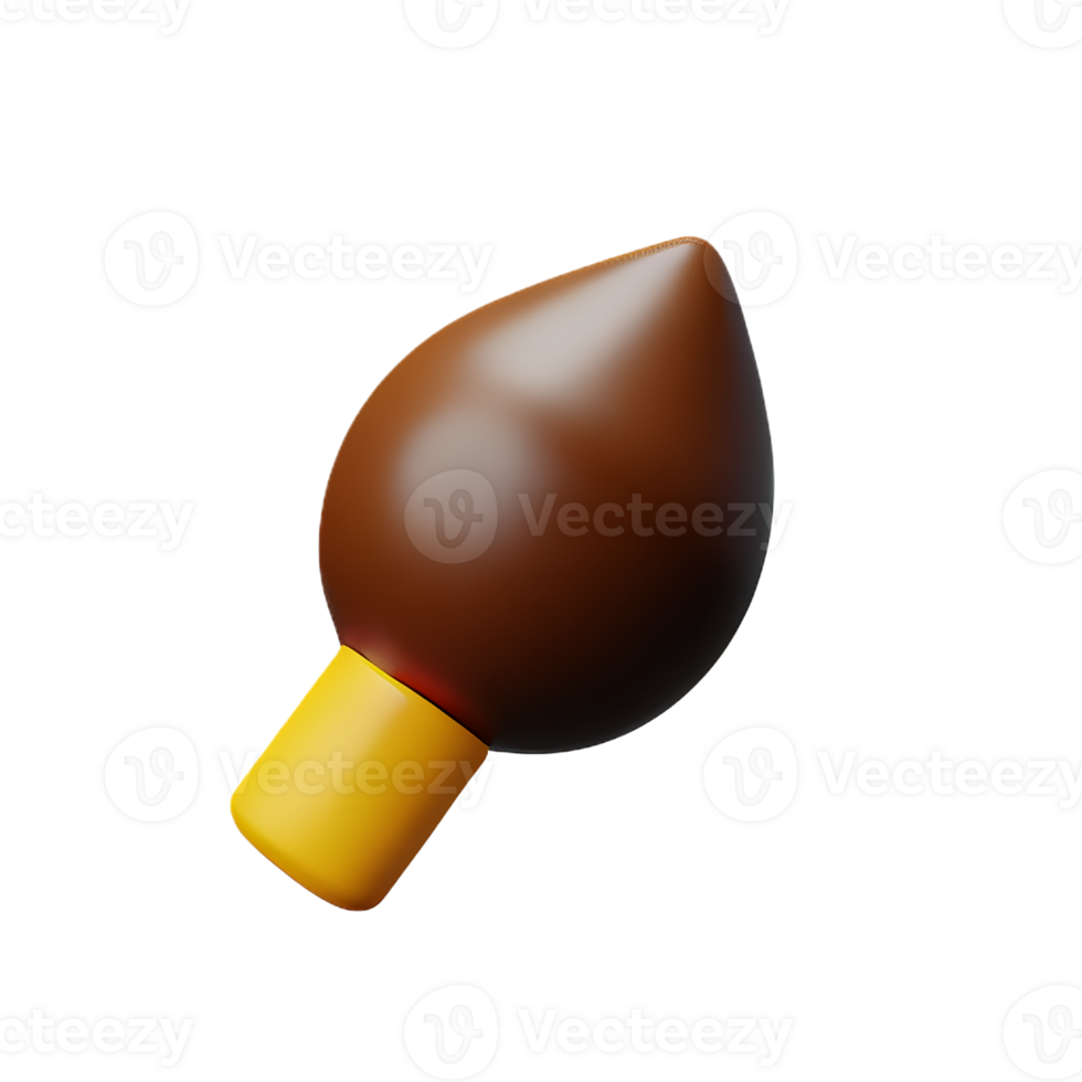 chocolate splash 3d rendering icon illustration png