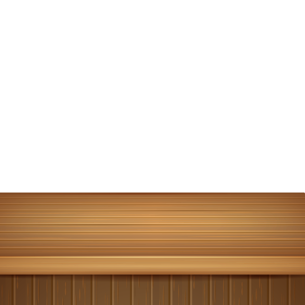 Top View Large Wooden Table png