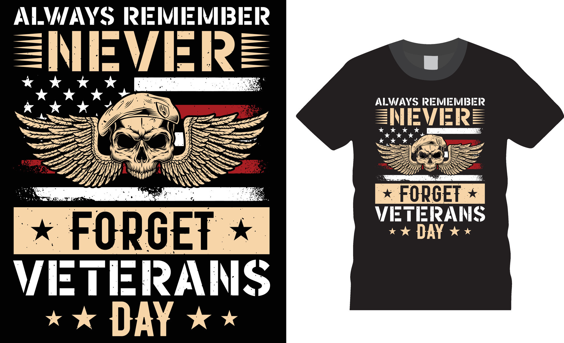 Veteran t shirt design 29202120 Vector Art at Vecteezy