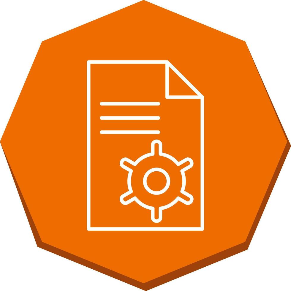 Unique Content Management Vector Icon