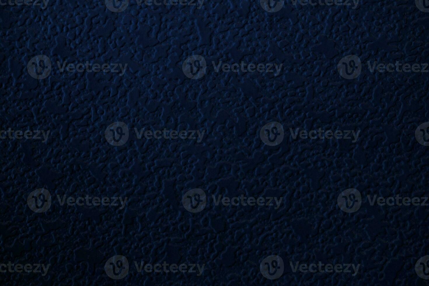 Dark Blue Stucco Wall Texture Background. photo