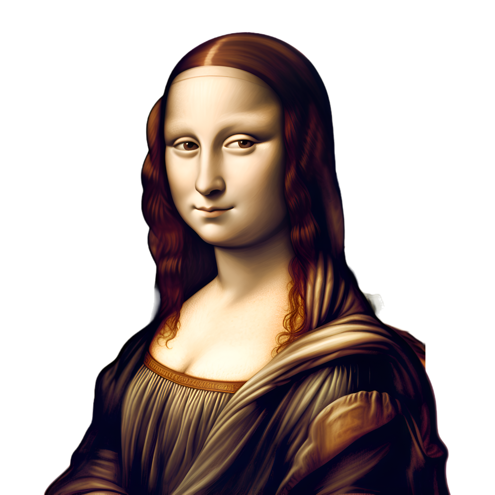Mona Lisa Painting Clipart AI Generated 29202393 PNG