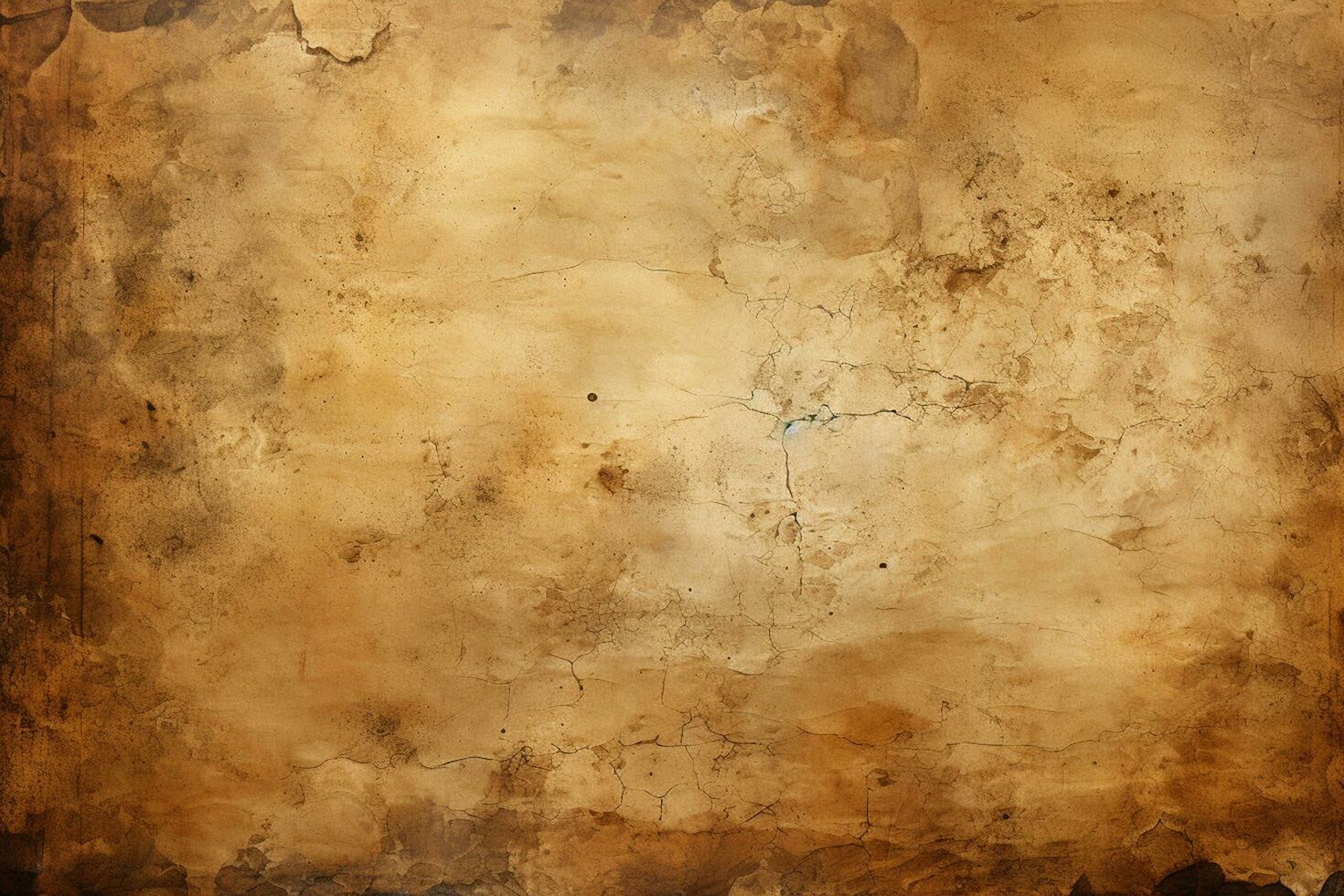 Old grunge paper texture and background. Generative ai. photo