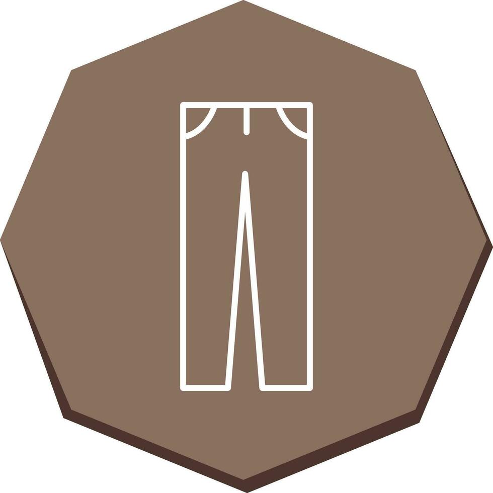 icono de vector de pantalones