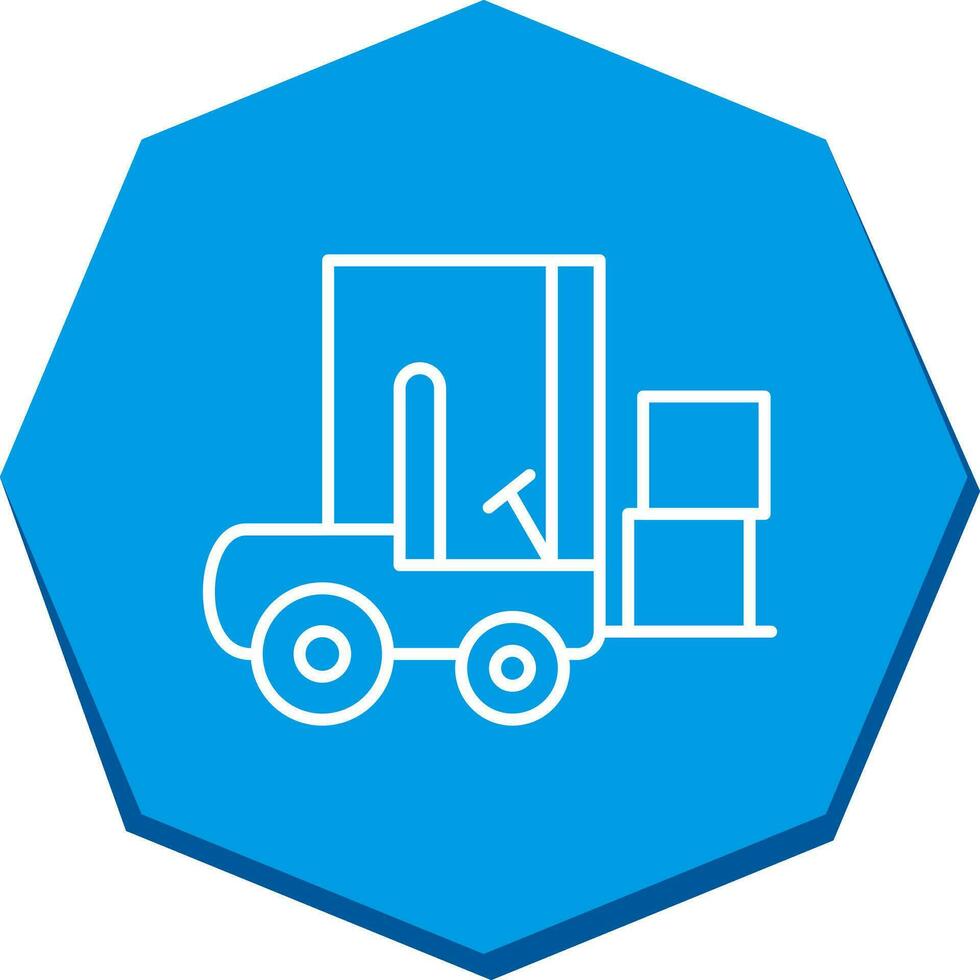 Forklifter Vector Icon