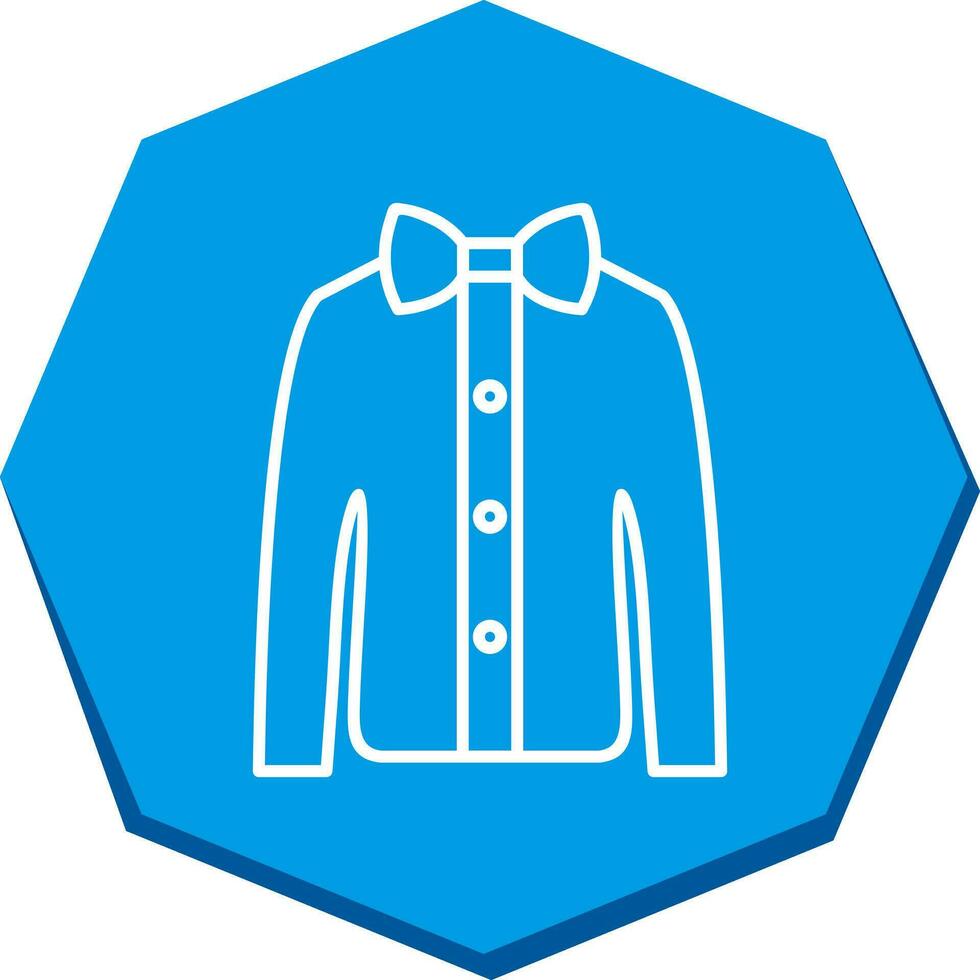 Shirt with Bow Vector Icon