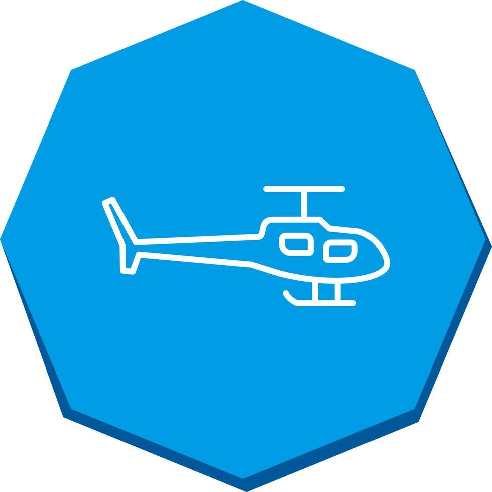 Helicopter Vector Icon