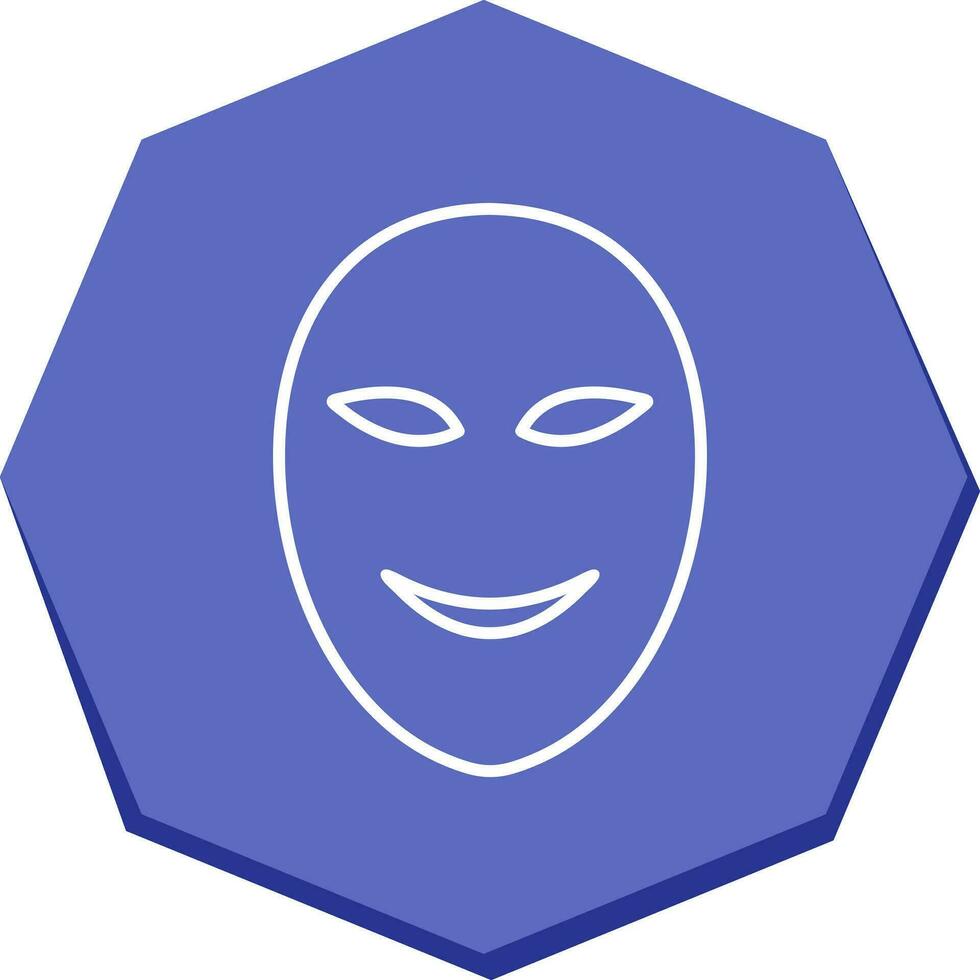 Ancient Face Mask Vector Icon