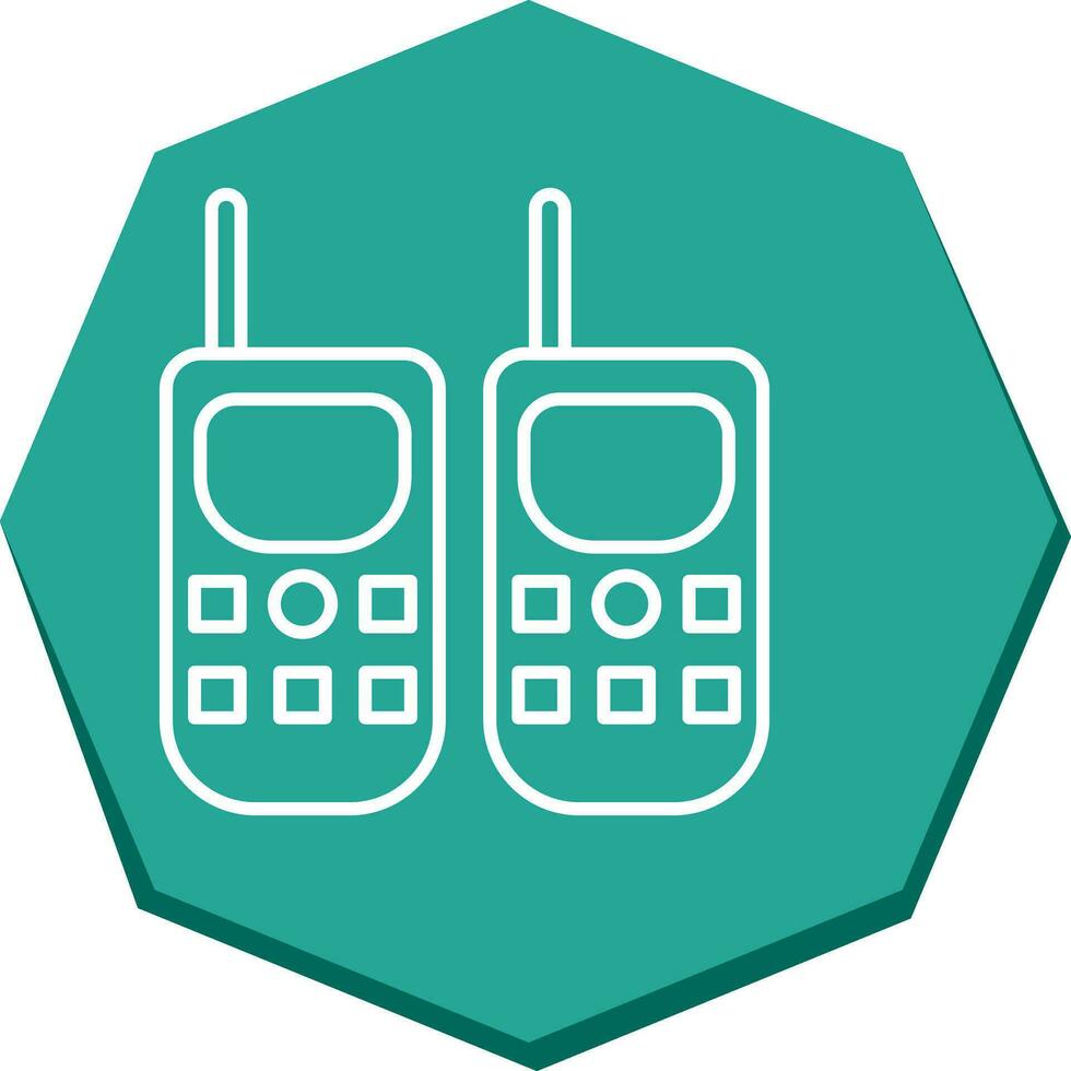 Walkie Talkie Vector Icon