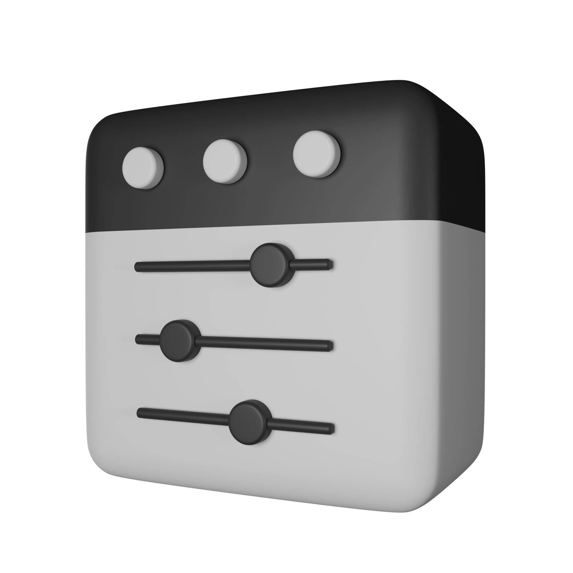 Music Controller 3D Render Icon Illustration 29203339 PNG
