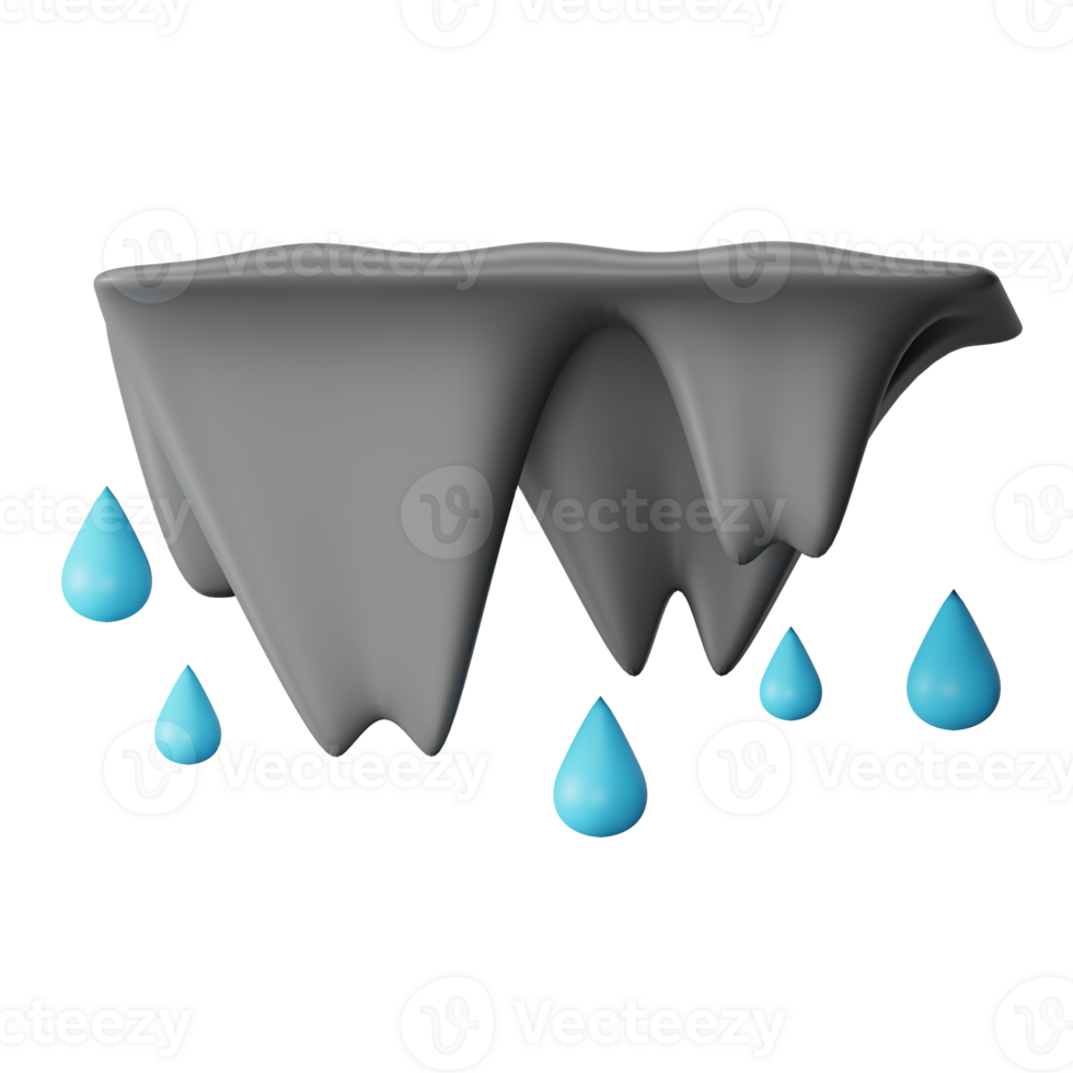 Stalactite 3D Render Icon Illustration png