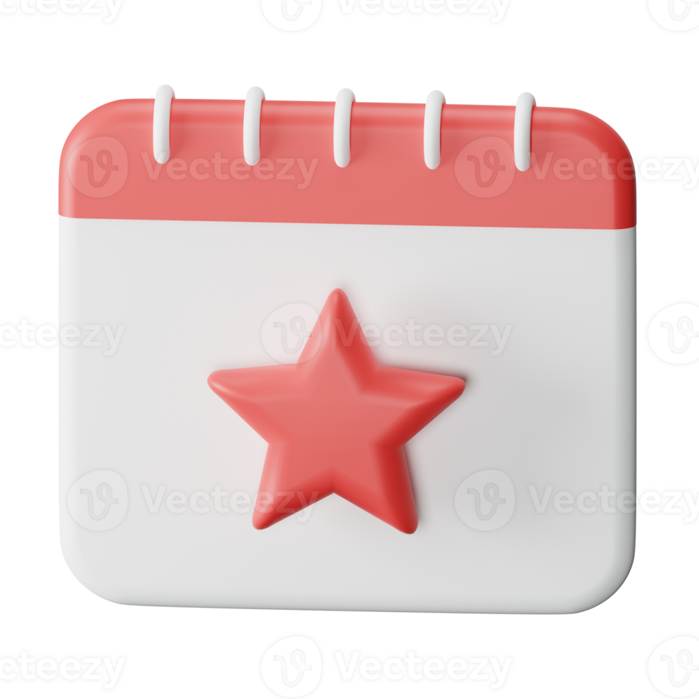 Event 3D Render Icon Illustration png