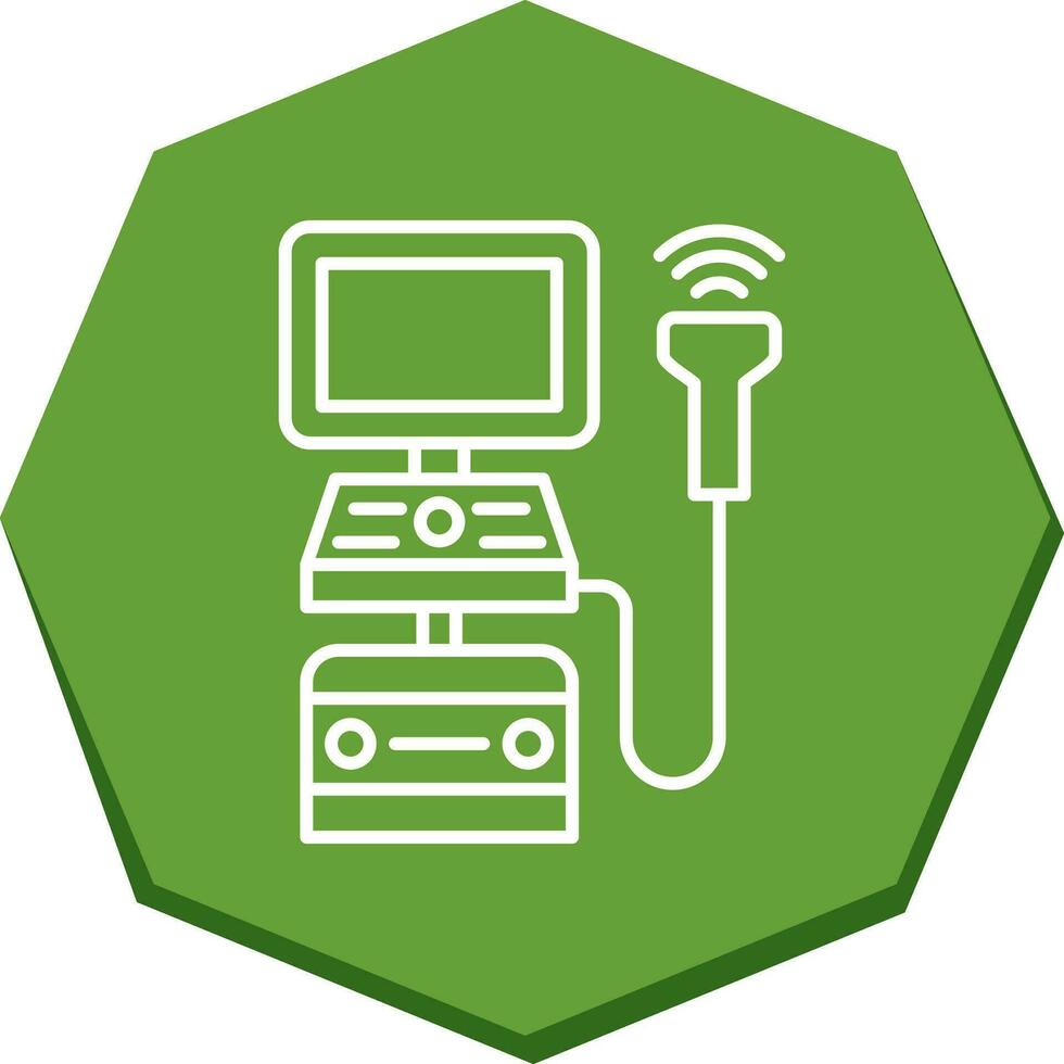 Ultrasound Machine Vector Icon