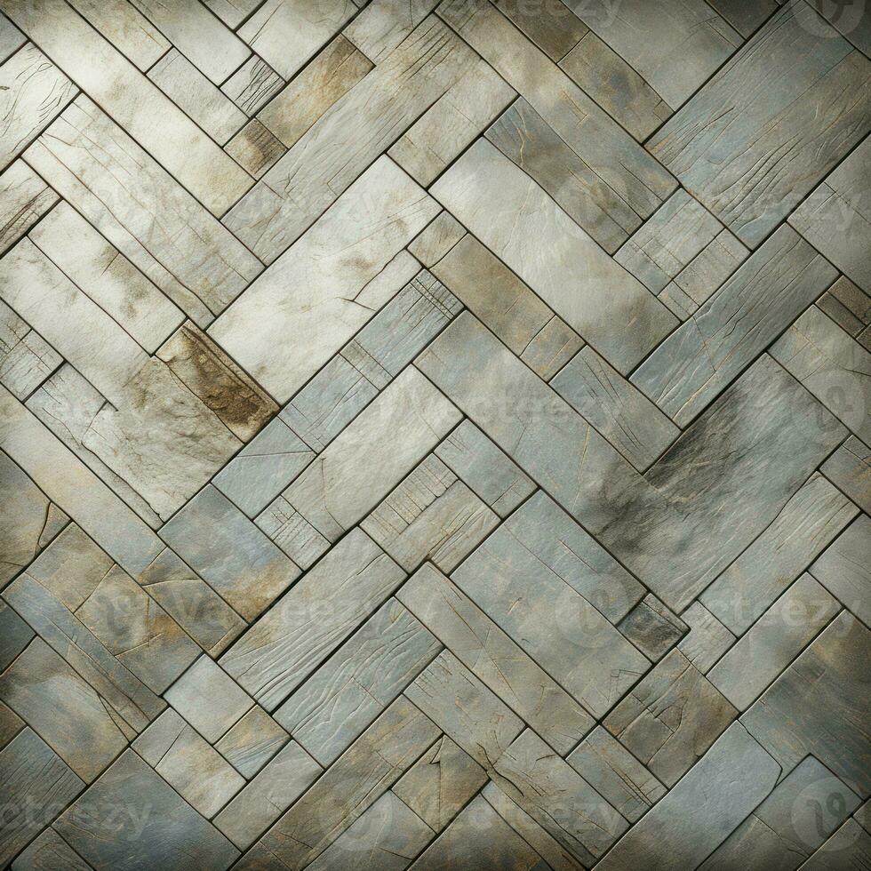 Ceramic ornament structure on the wall with vintage material texture, home interior, architectural background style, great for decoration, inspiration, building material shape. Generative Ai Images photo