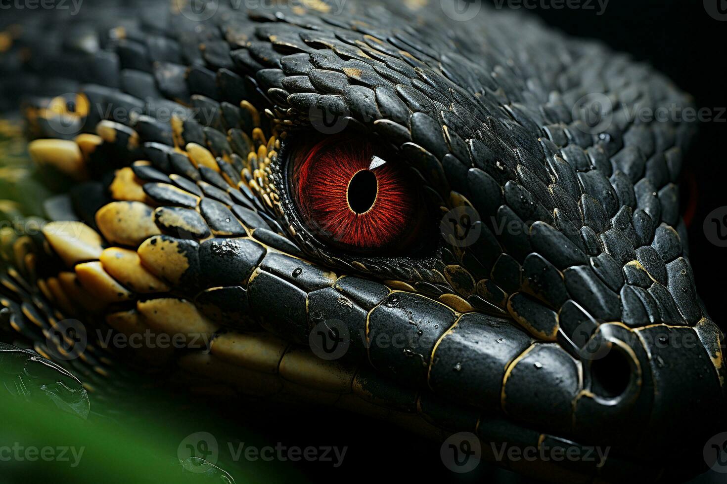 cobra snake eye closeup Generative AI 22083324 Stock Photo at Vecteezy