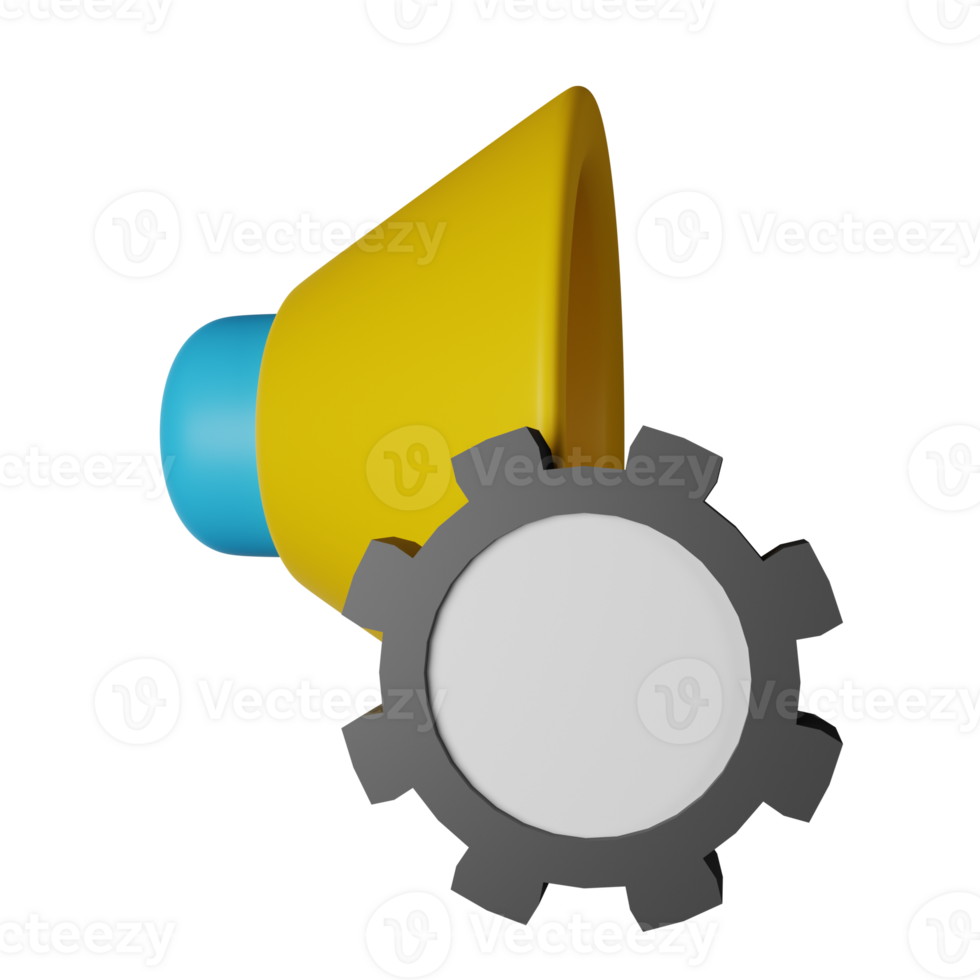 Sound Controller 3D Render Icon Illustration png