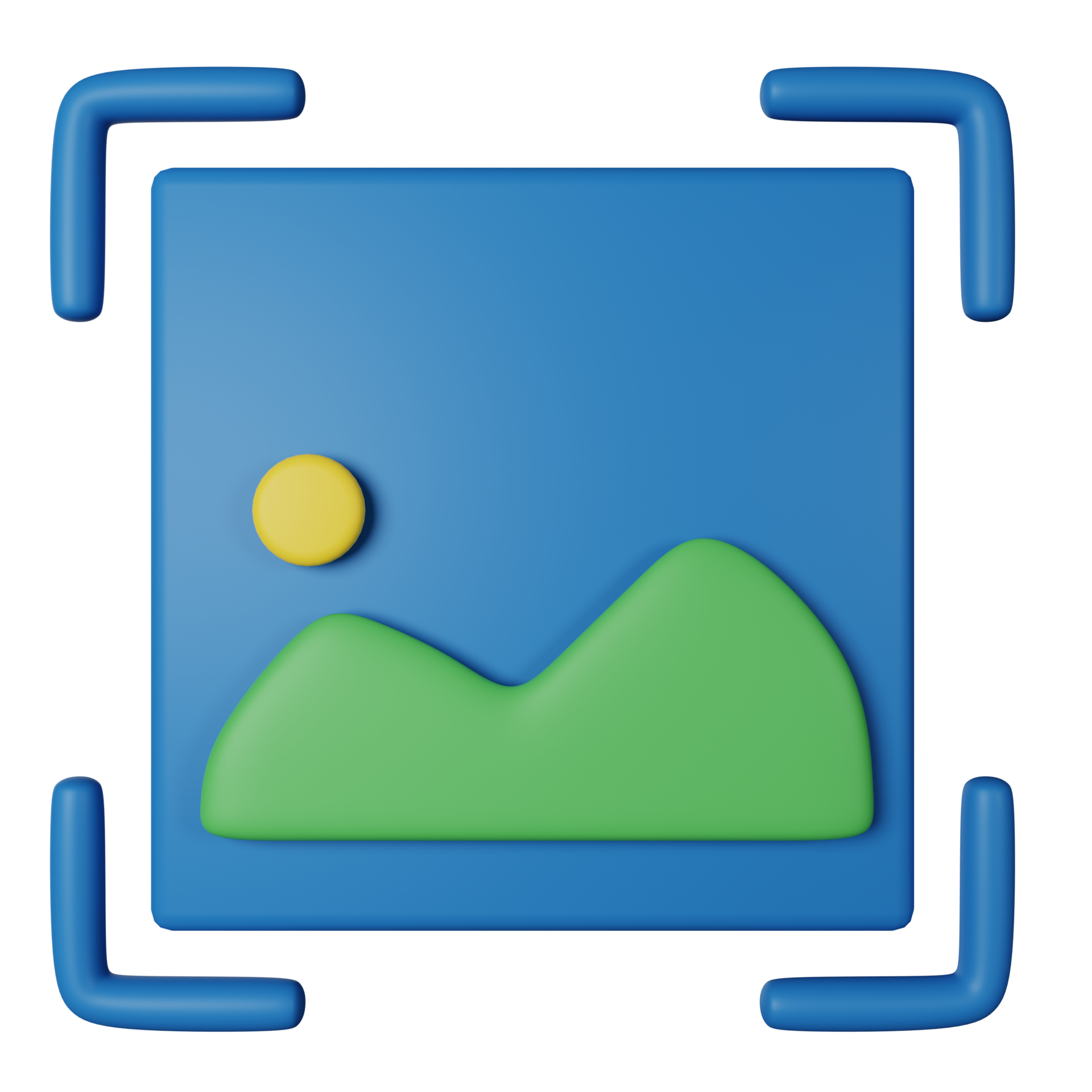 PIcture 3D Render Icon Illustration 29204383 PNG