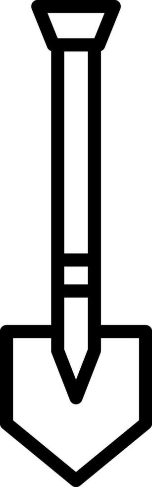 Shovel Vector Icon Design