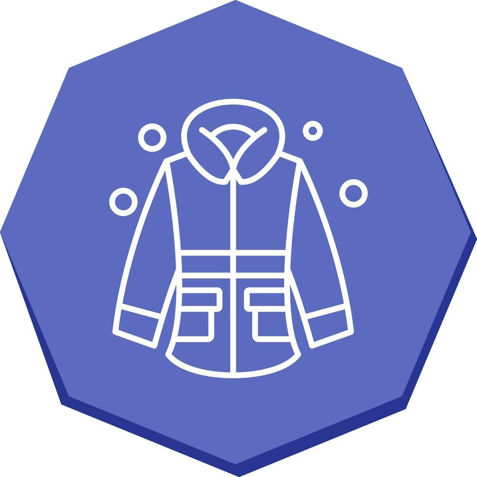 Winter Jacket Vector Icon