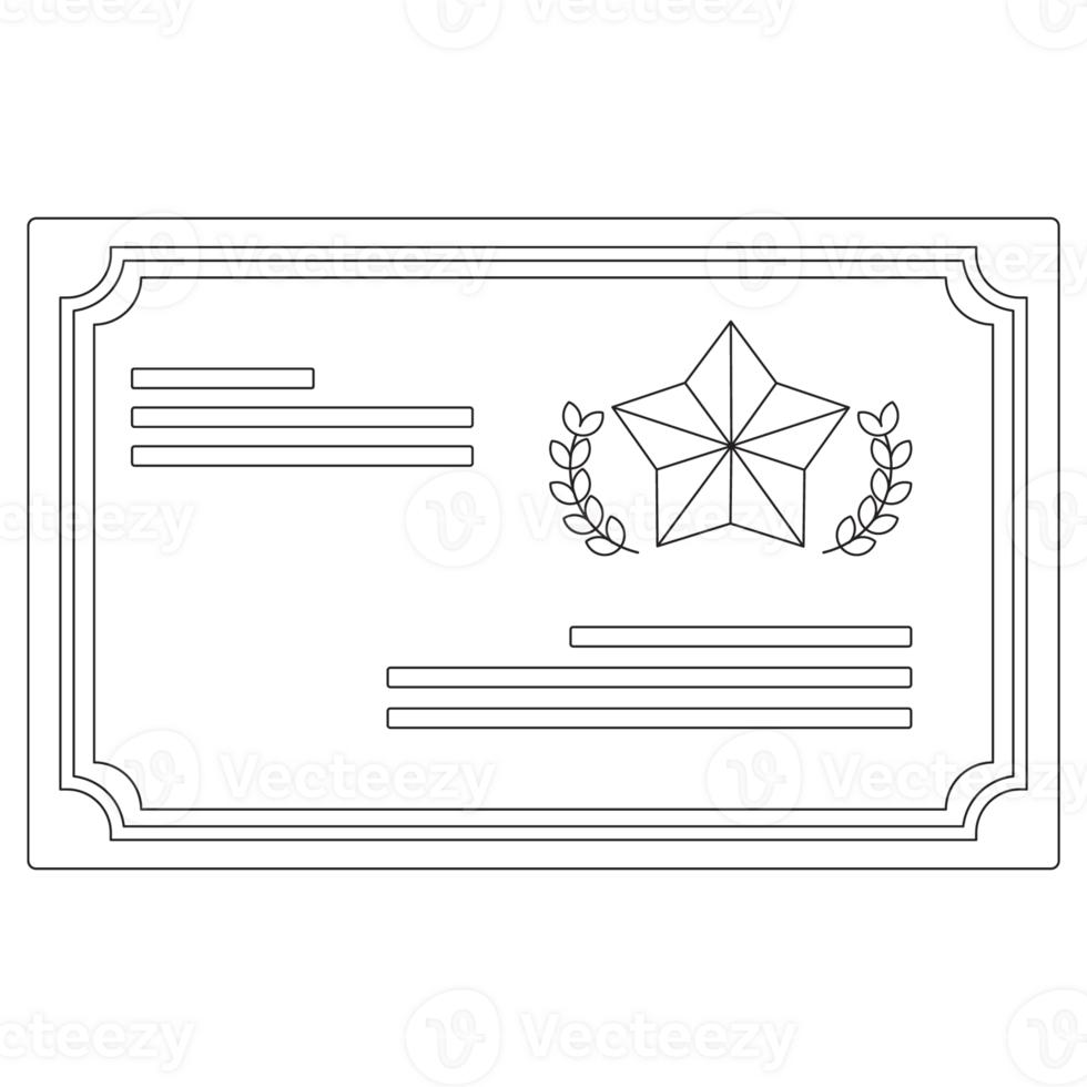 certificato realizzazione distintivo 2d schema illustrazioni png