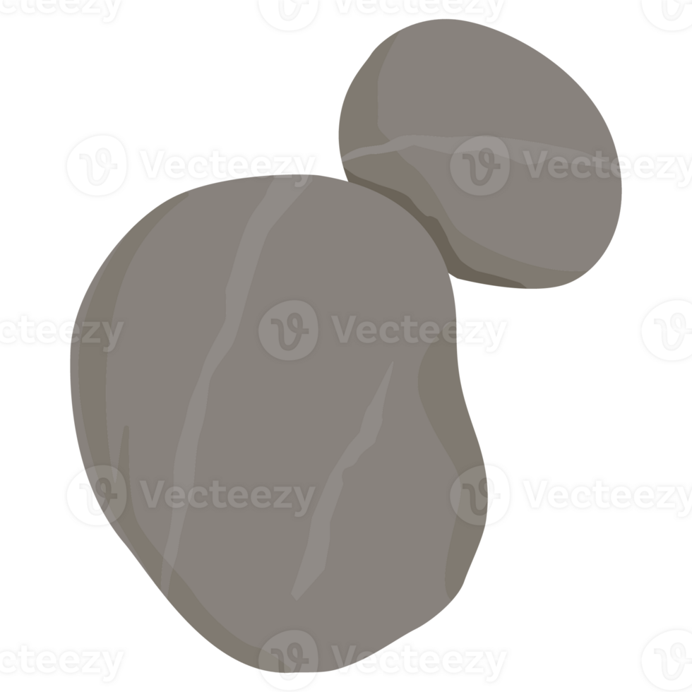 Stone Three Nature Color Illustrations png